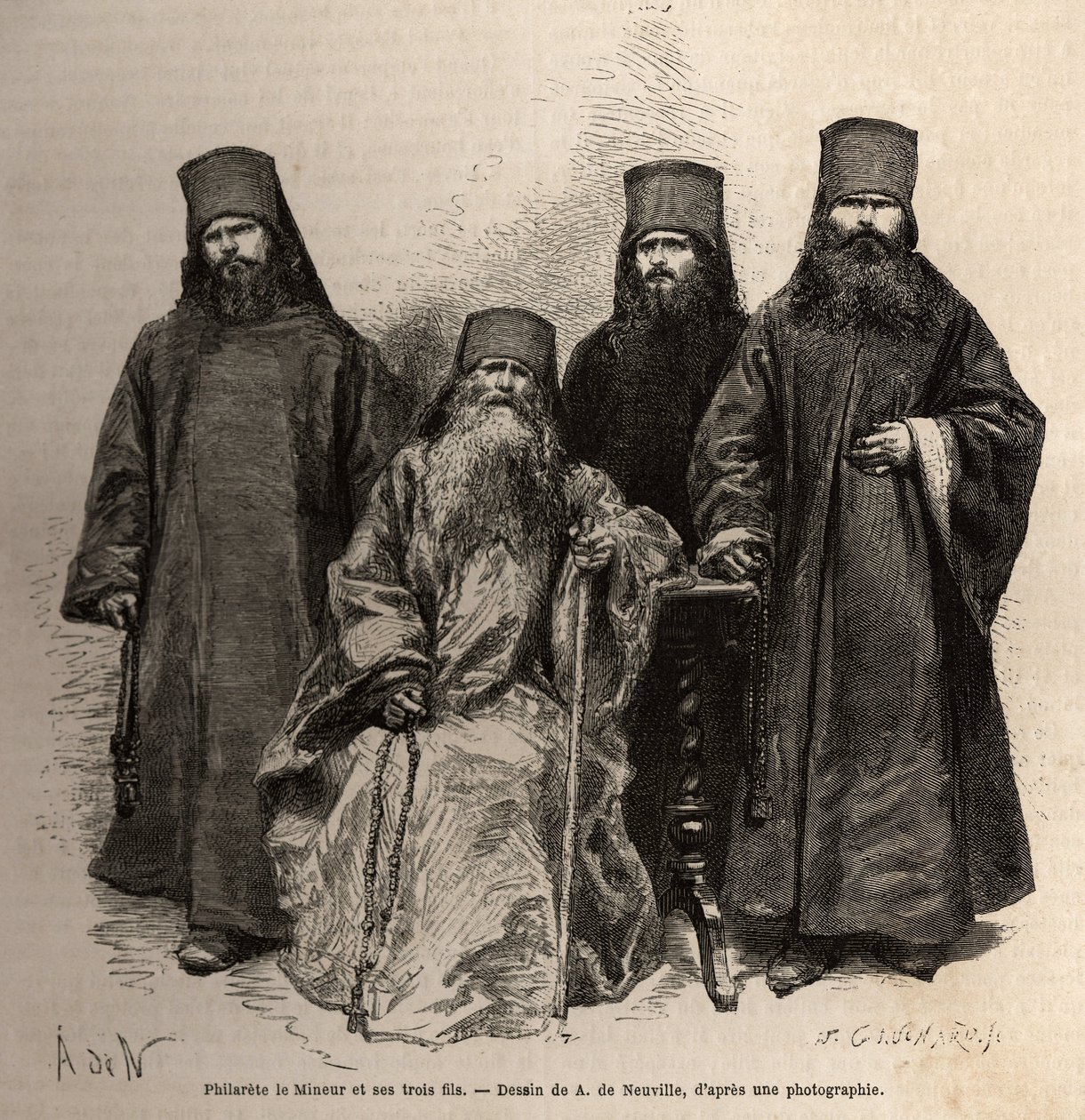 Philarete Ushka, bekend als de mijnwerker door Unknown artist