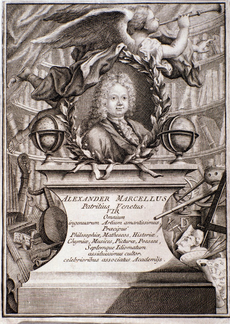 Portret van Alessandro Marcello door Unknown artist