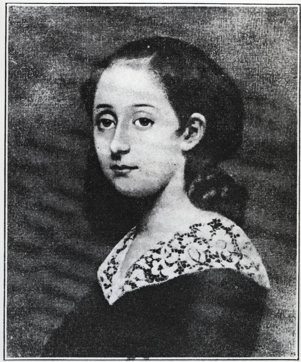 Portret van Aline Chazal-Tristan door Unknown artist