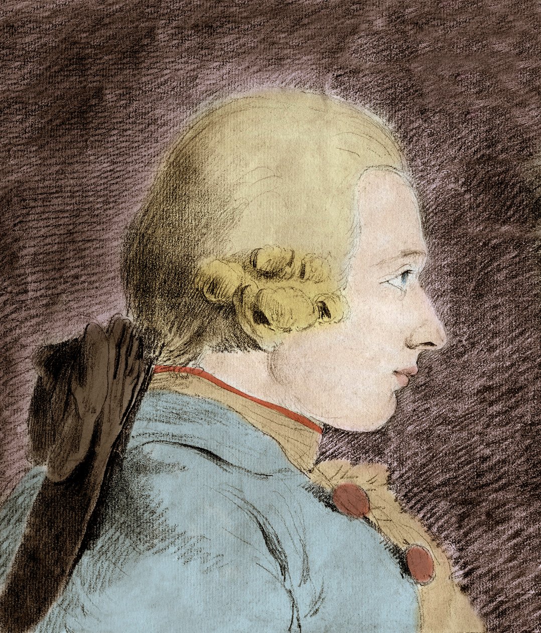 Portret van Donatian Alphonse Francois de Sade (1740-1814) (Markies de Sade) - naar Van Loo door Unknown artist