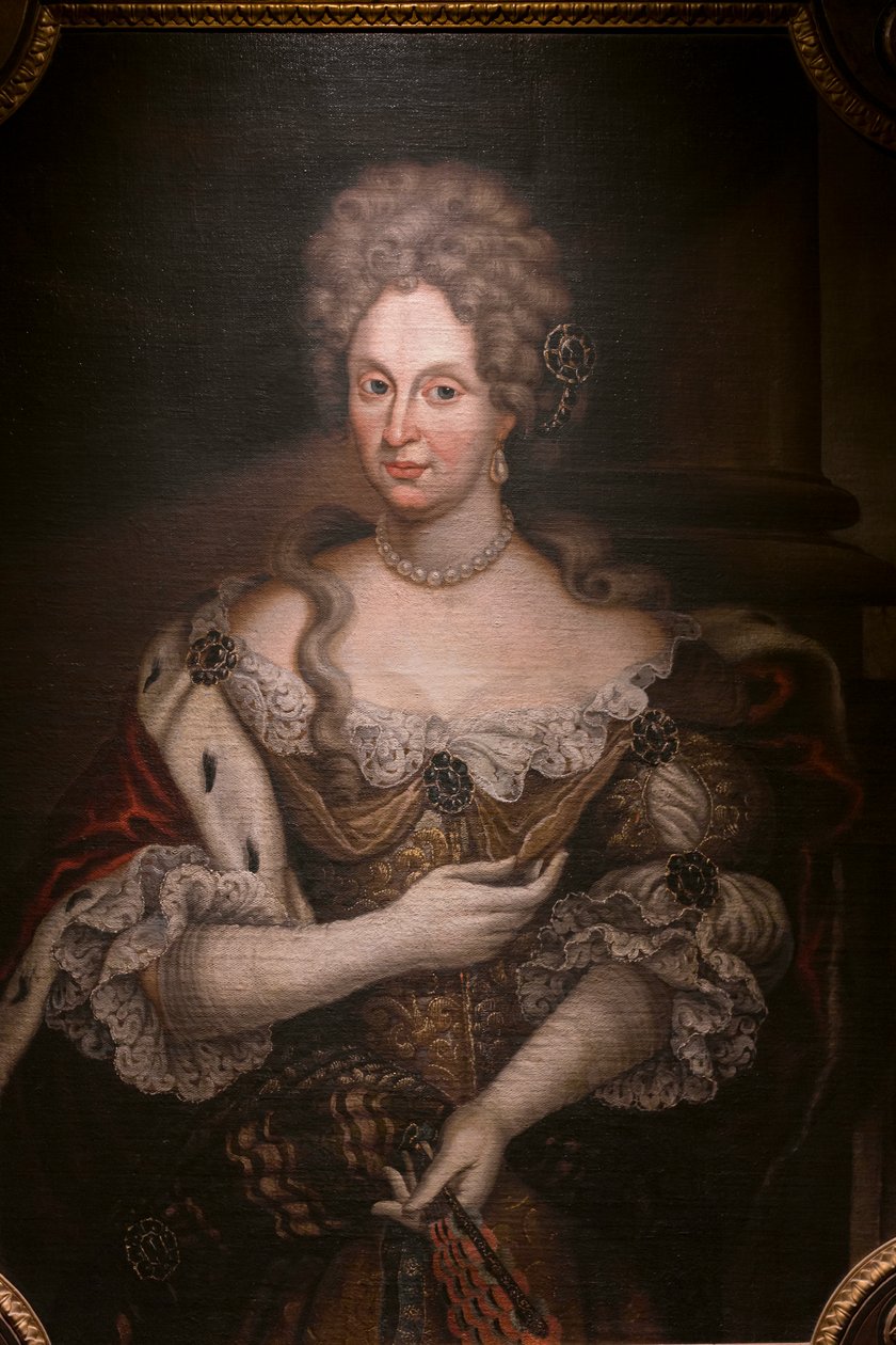 Portret van Dorotea Sofia van Neuburg door Unknown artist