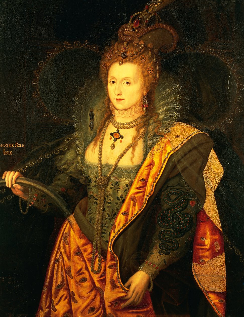 Portret van Elizabeth I van Engeland door Unknown artist