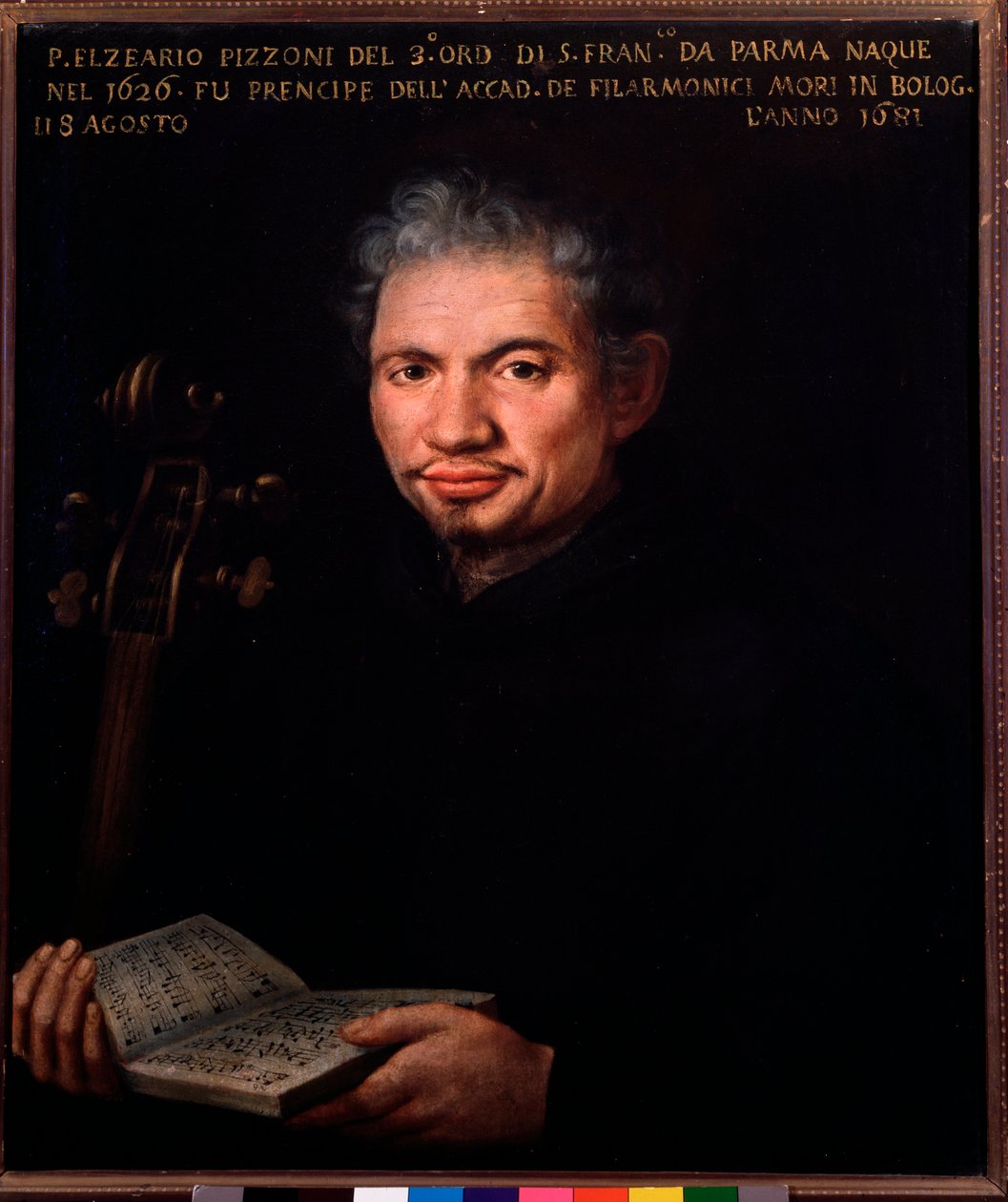 Portret van Elzeario Pizzoni (1626-1681) Italiaanse componist door Unknown artist