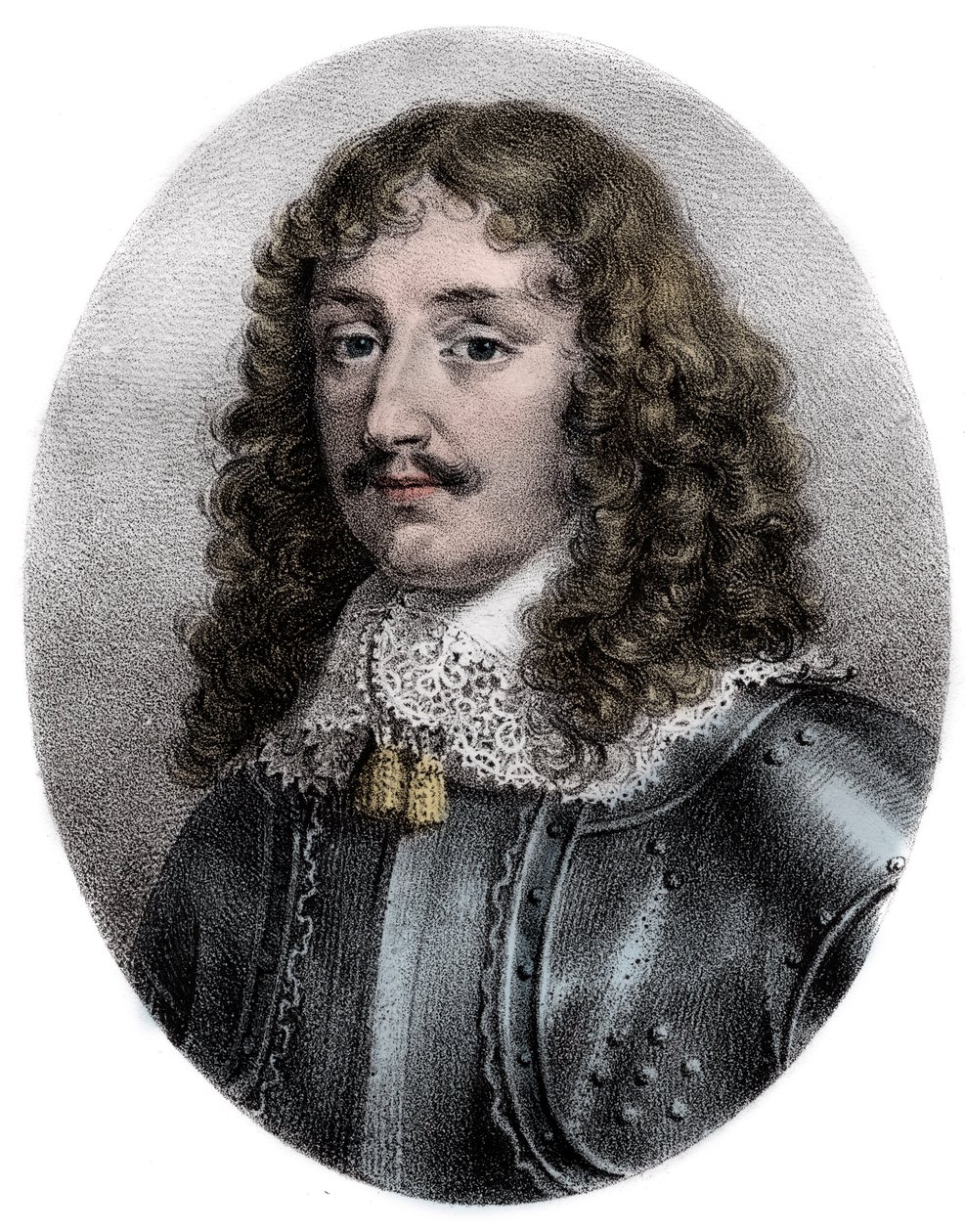 Portret van Francois VI, Hertog van La Rochefoucauld, Prins de Marcillac (1613-1680), Franse auteur door Unknown artist