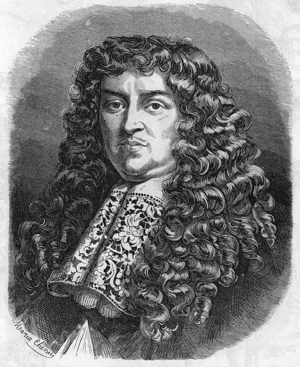 Portret van François Michel Le Tellier, Markies de Louvois (1639 - 1691), Franse politicus. door Unknown artist