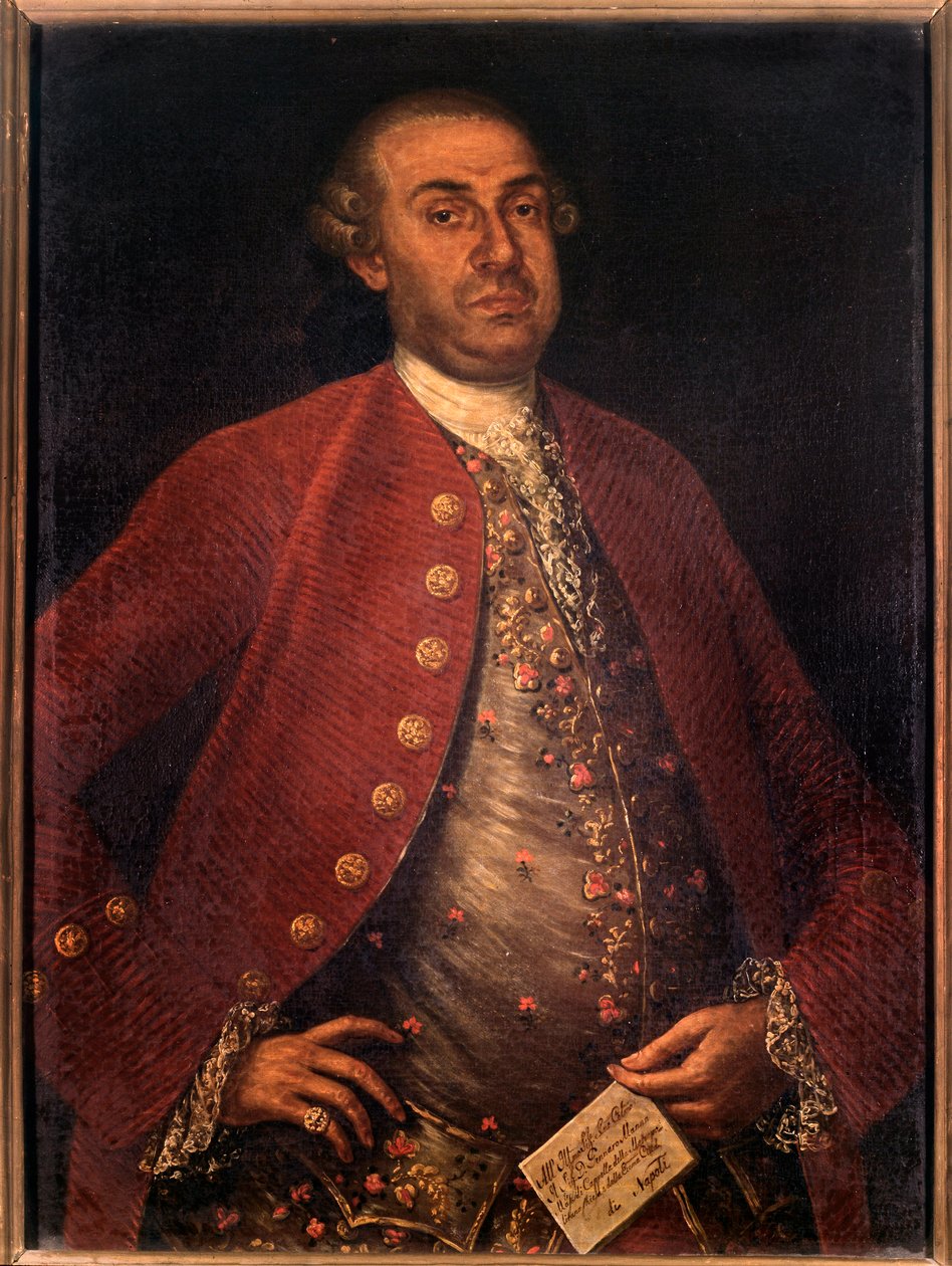 Portret van Gennaro Manna, Italiaanse componist door Unknown artist