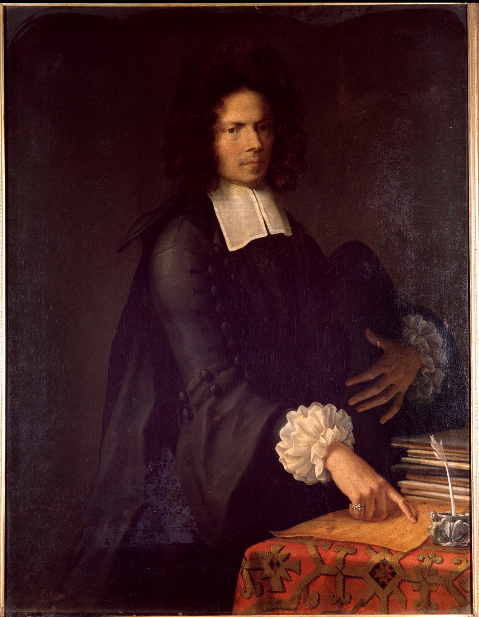 Portret van Giovanni Paolo Colonna, Italiaanse componist en organist door Unknown artist