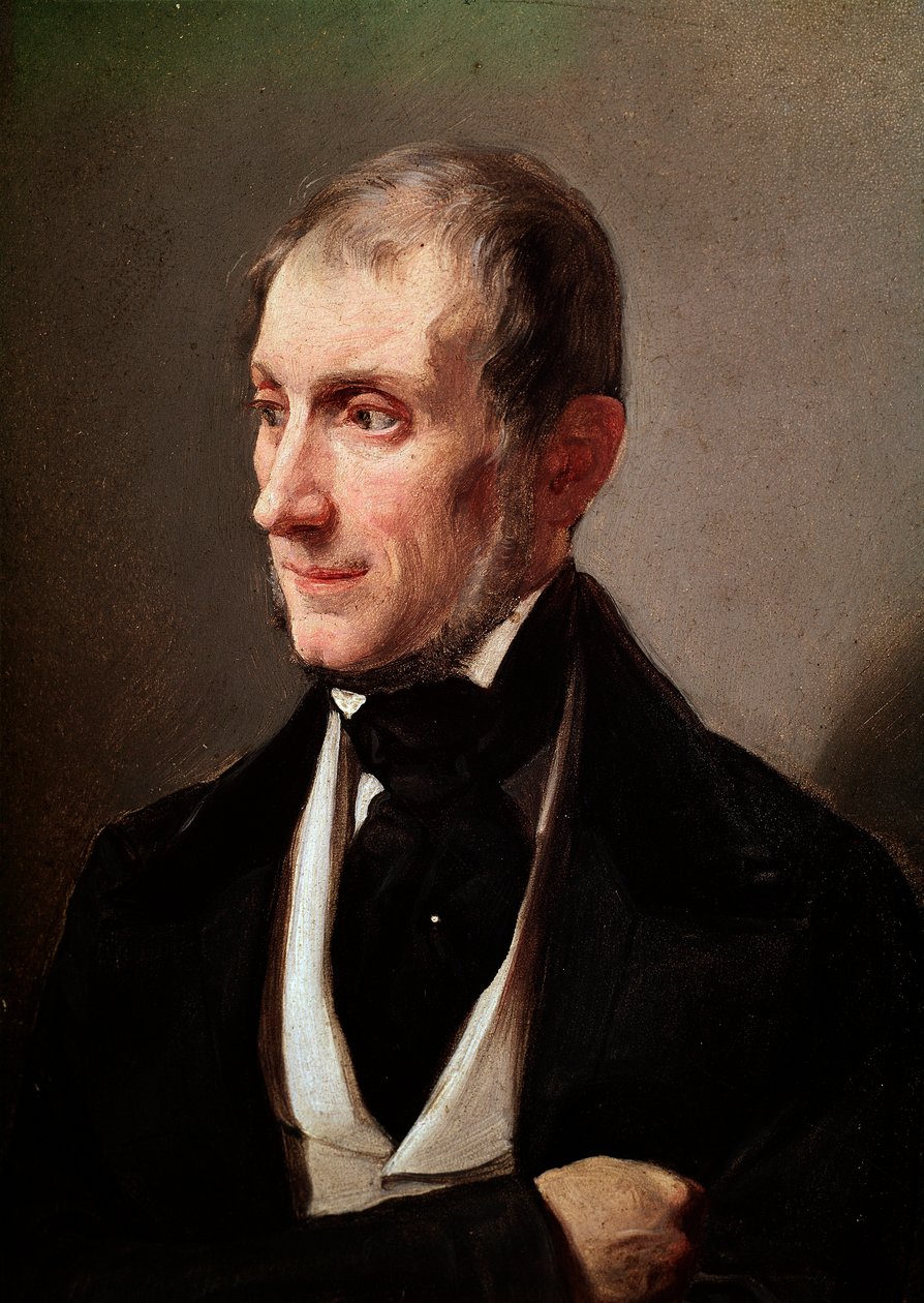 Portret van de Italiaanse romanschrijver en dichter Tommaso Grossi door Unknown artist
