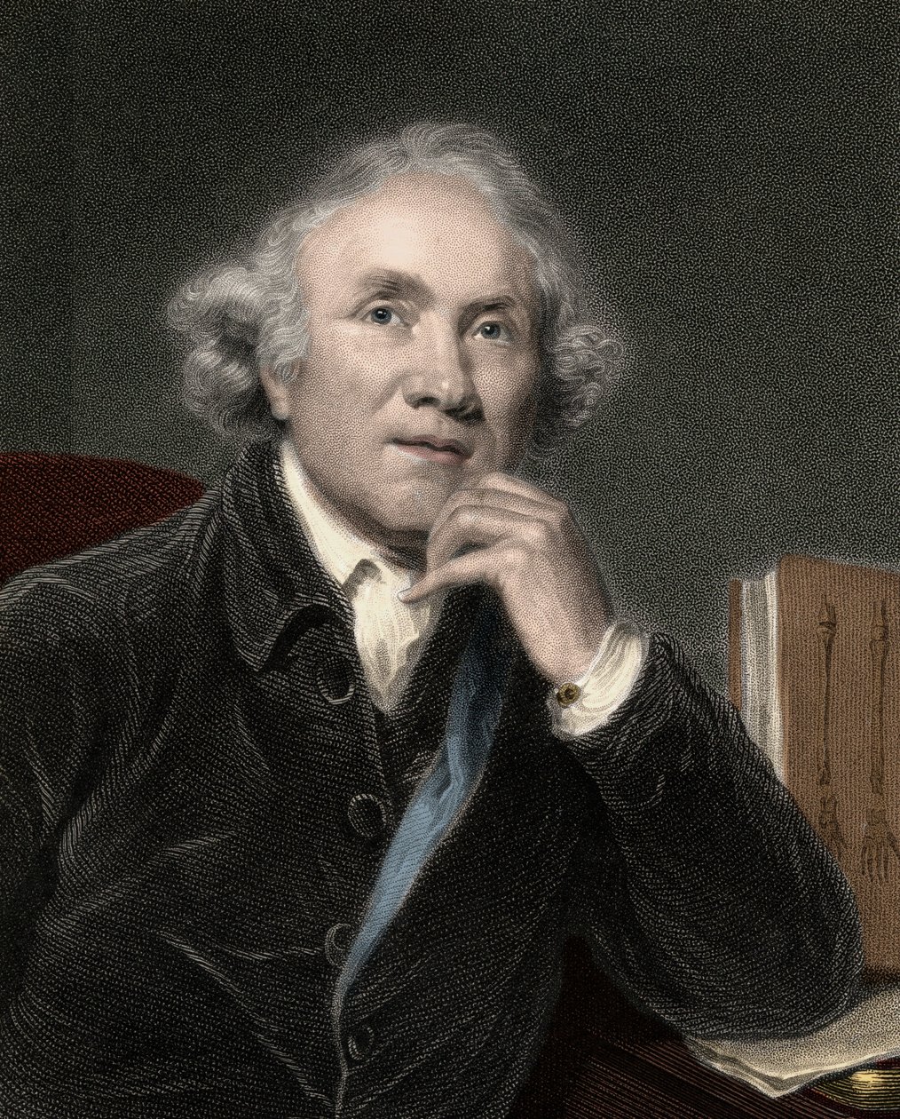 Portret van John Hunter (1728-1793) Schotse chirurg door Unknown artist