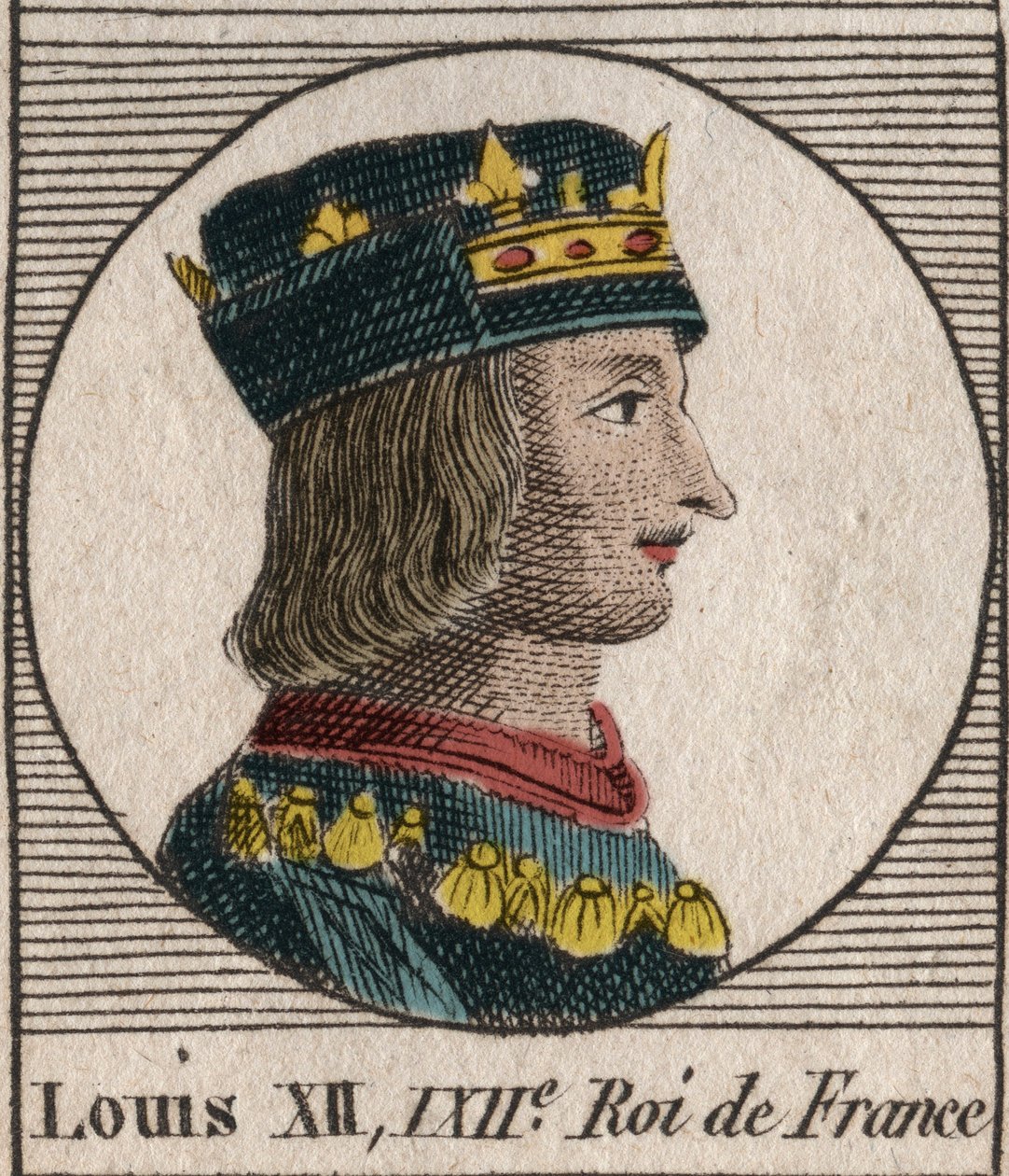 Portret van koning Lodewijk XII door Unknown artist