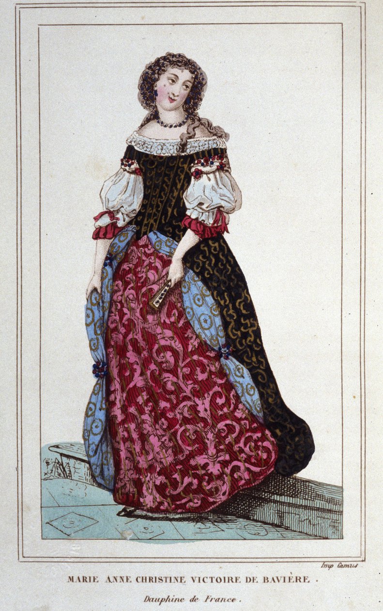 Portret van Maria-Anna-Christina van Beieren. München door Unknown artist