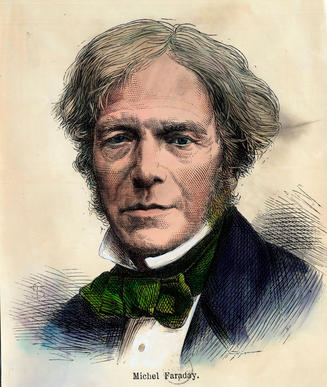 Portret van Michael Faraday (1791 - 1867), Engelse natuurkundige door Unknown artist