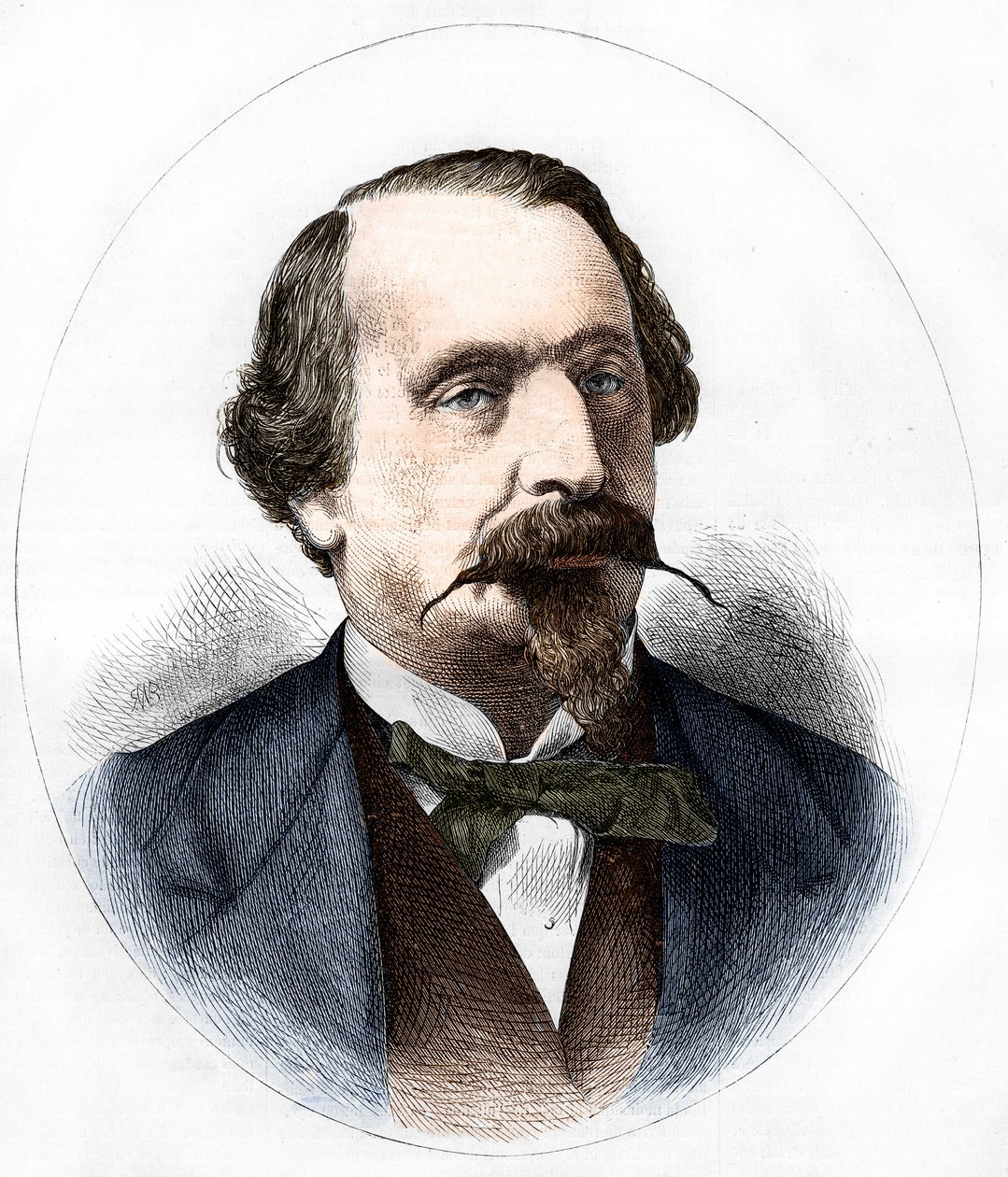 Portret van Napoleon III (1808-1873), Keizer van de Fransen. door Unknown artist