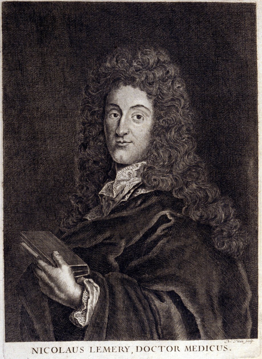Portret van Nicolas Lemery (1645 - 1715), Franse apotheker en chemicus. door Unknown artist