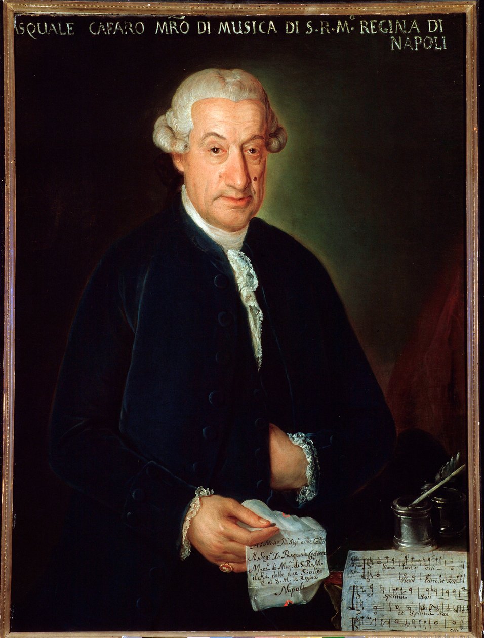 Portret van Pasquale Cafaro (schilderij) door Unknown artist