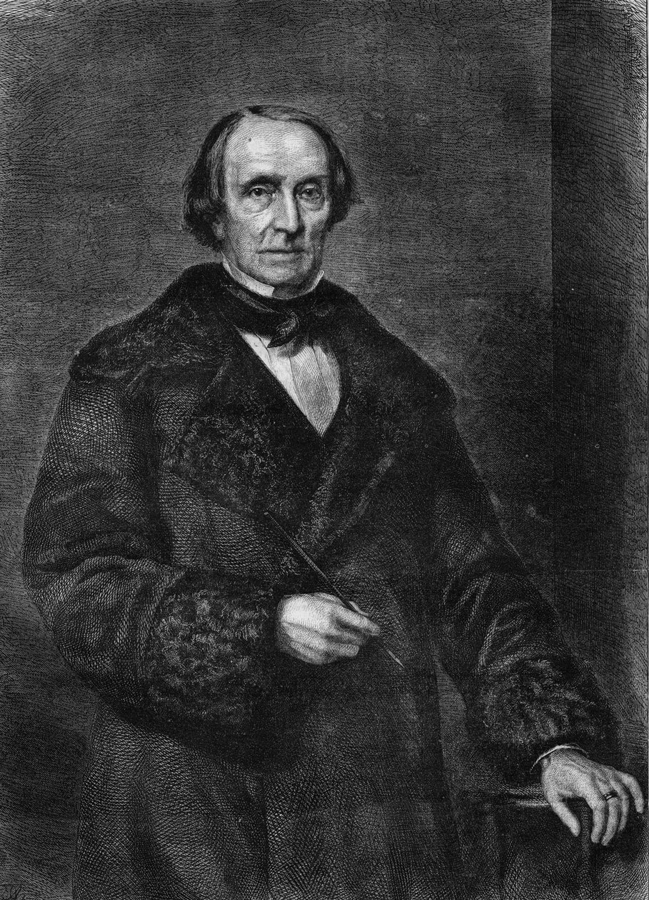 Portret van Peter von Cornelius, Duitse schilder (1783 tot 1867) door Unknown artist