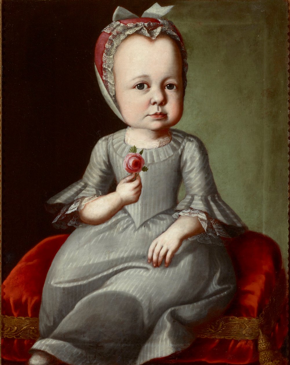 Portret van Sophia Elizabeth von Brukenthal (1749-1753) door Unknown artist
