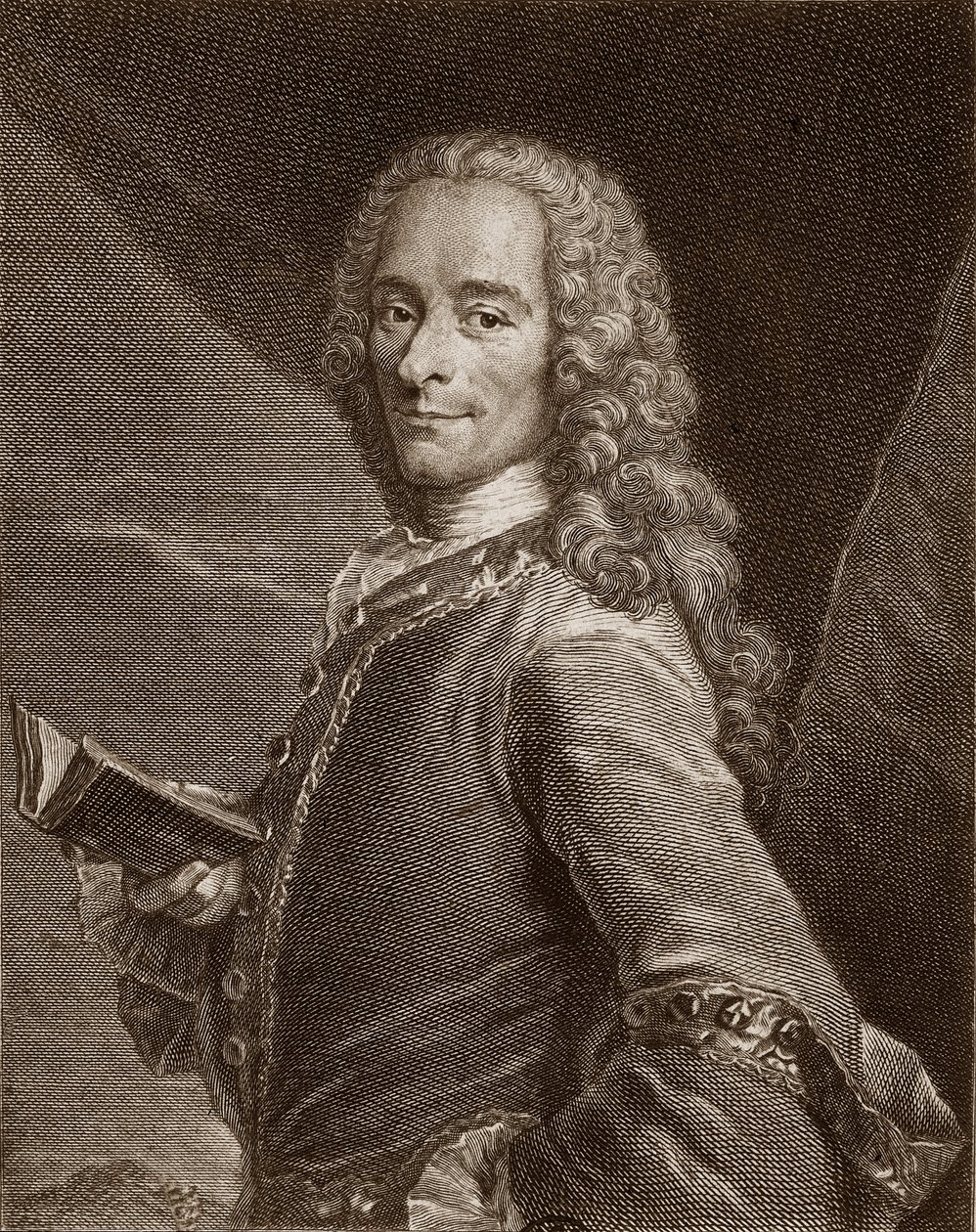 Portret van Voltaire (1694-1778) door Unknown artist