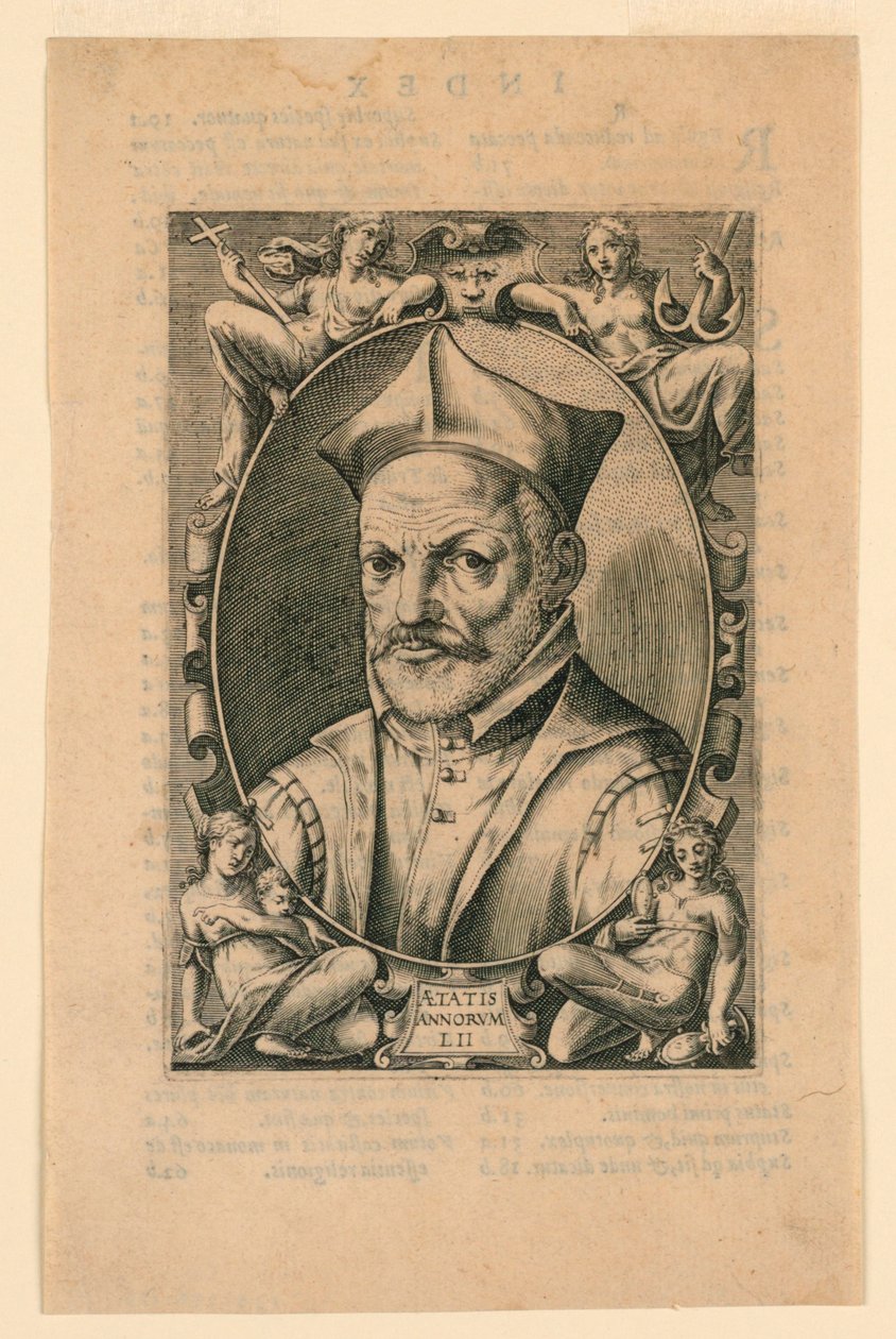 Portret van een Kardinaal door Unknown artist