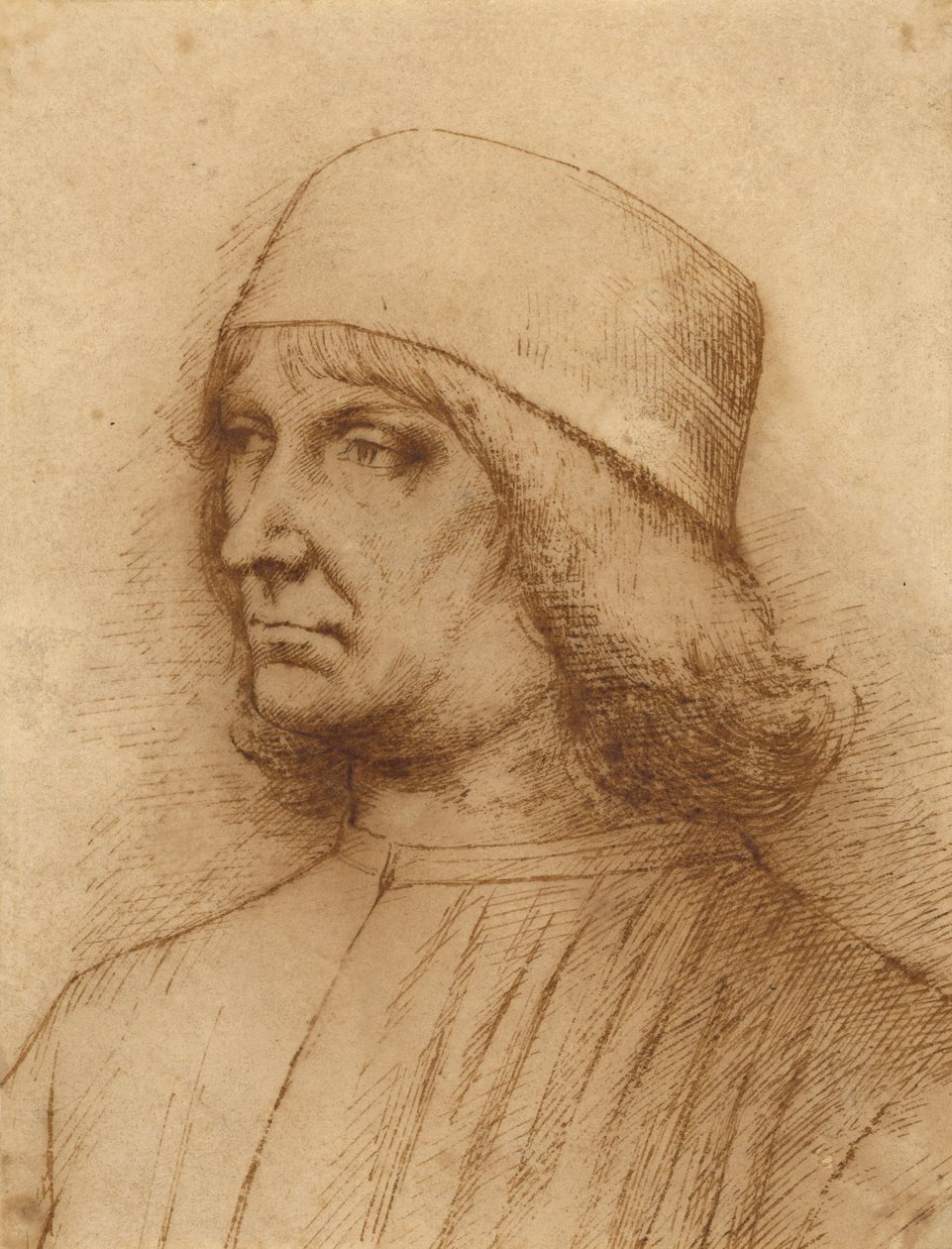 Portret van een man door Unknown artist