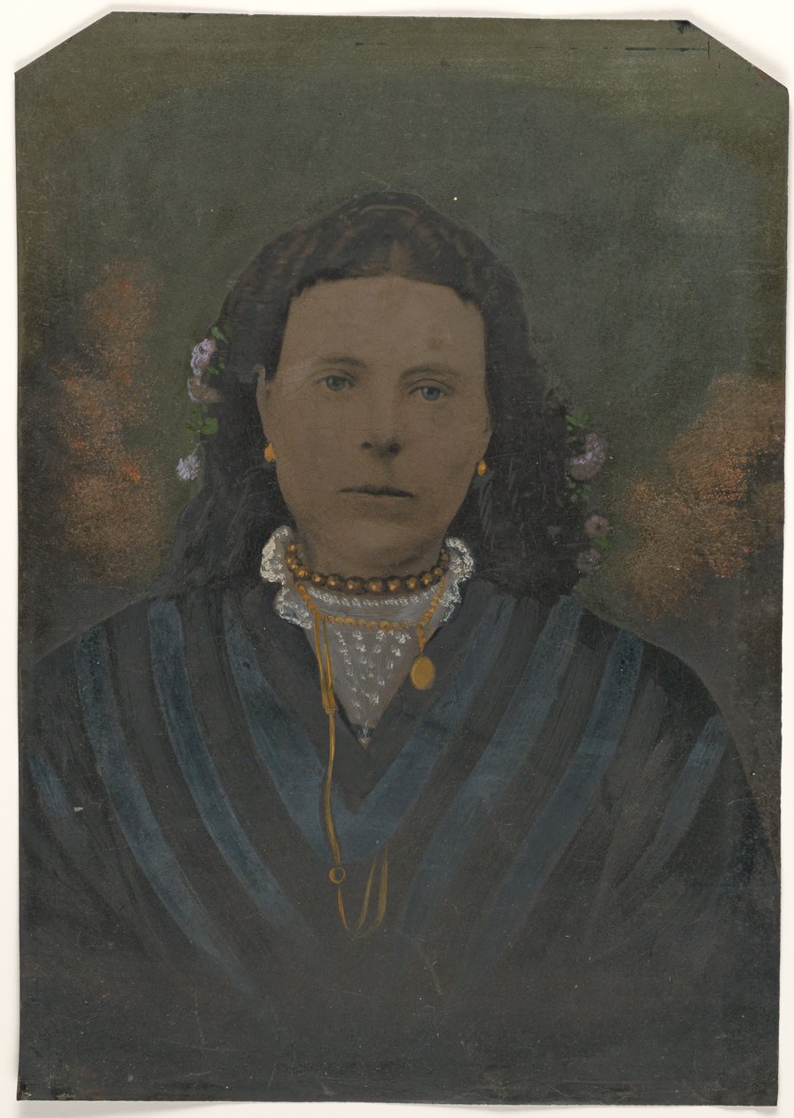 [Portret van jonge vrouw]. door Unknown artist