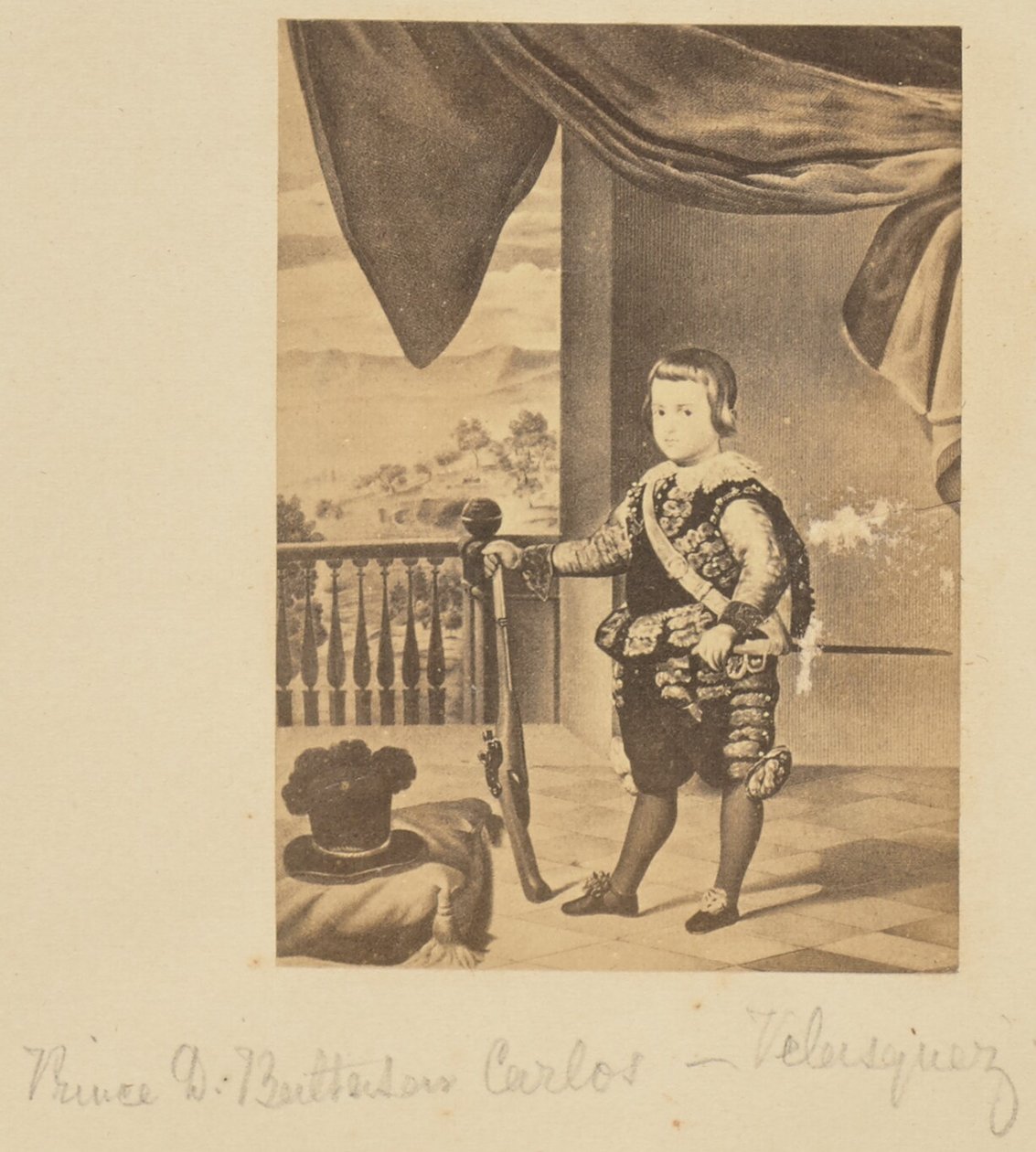 Prins D. Baltasar Carlos - Velasquez door Unknown artist