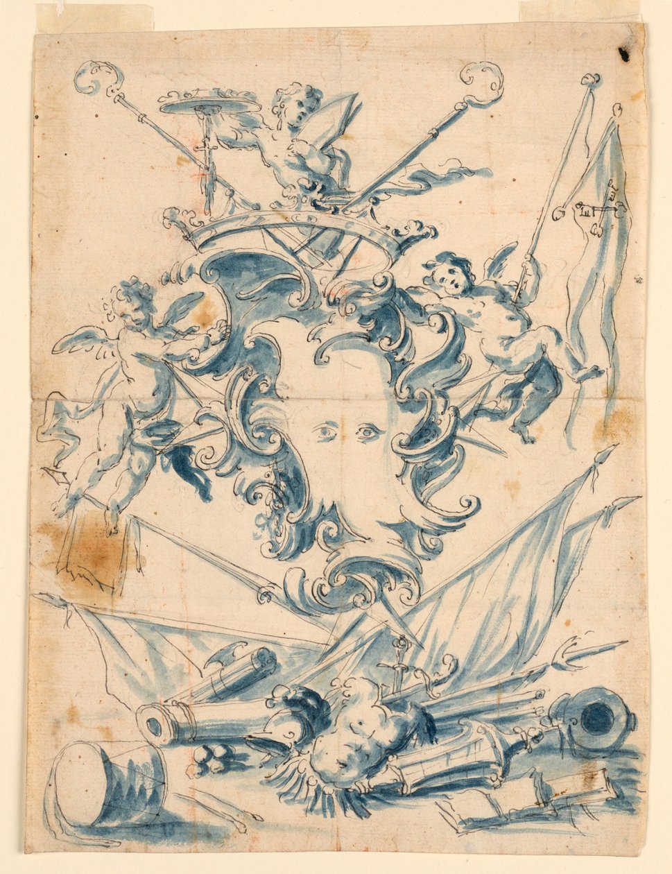 Ontwerp voor het wapen van een kardinaal door Unknown artist
