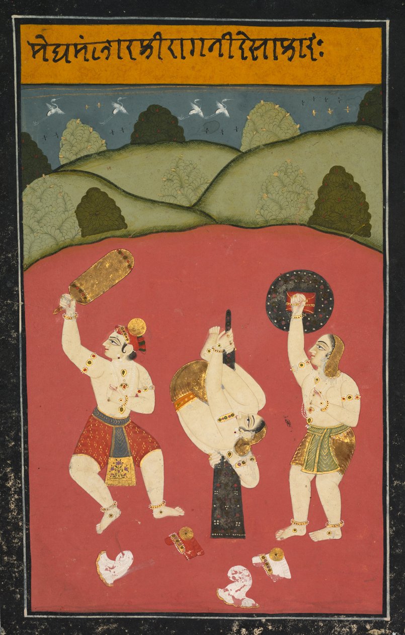Ragini Desakh van Meghamalhar door Unknown artist