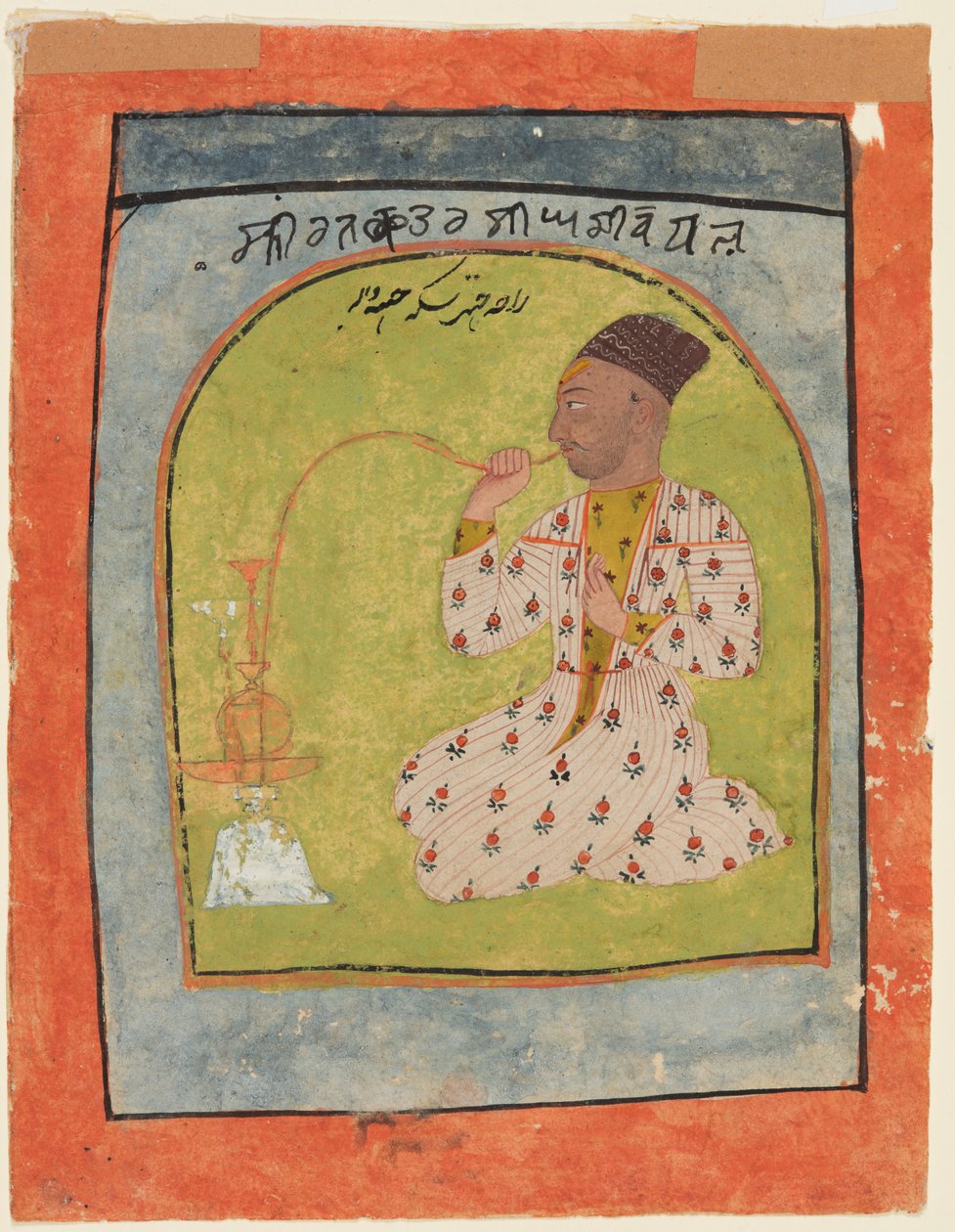 Raja Chattar Singh rookt door Unknown artist