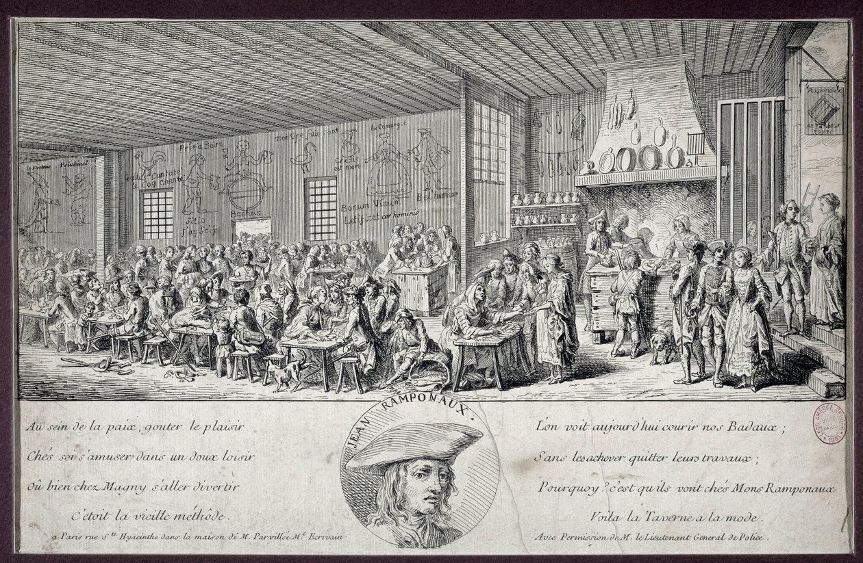 Ramponaux taverne door Unknown artist