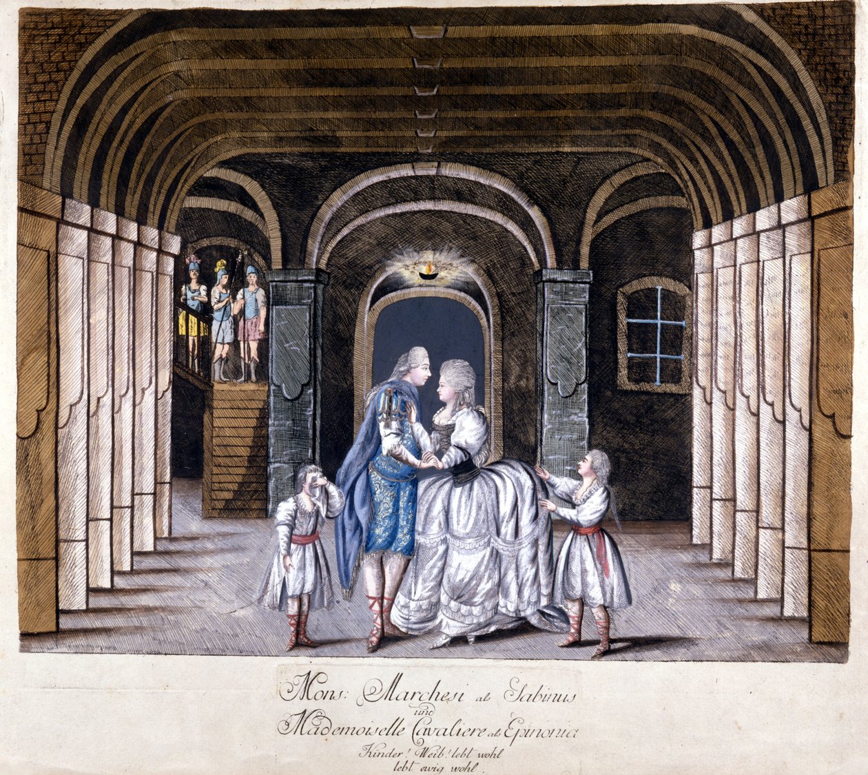 Weergave van de opera 