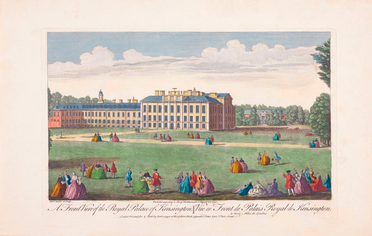 Koninklijk Paleis van Kensington in de 18e eeuw door Unknown artist