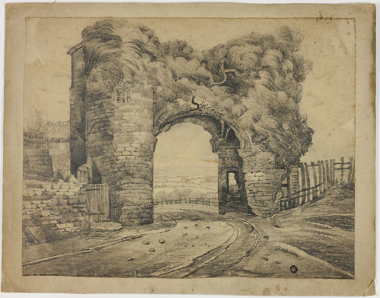Rye Gate, Winchelsea, Kent door Unknown artist
