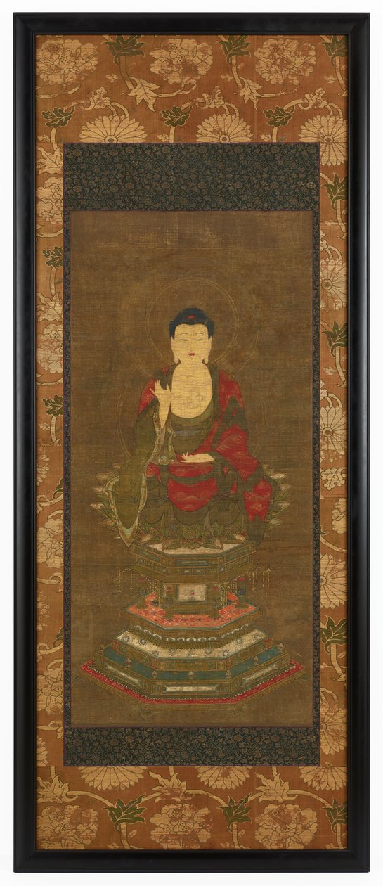 Shakyamuni predikend door Unknown artist