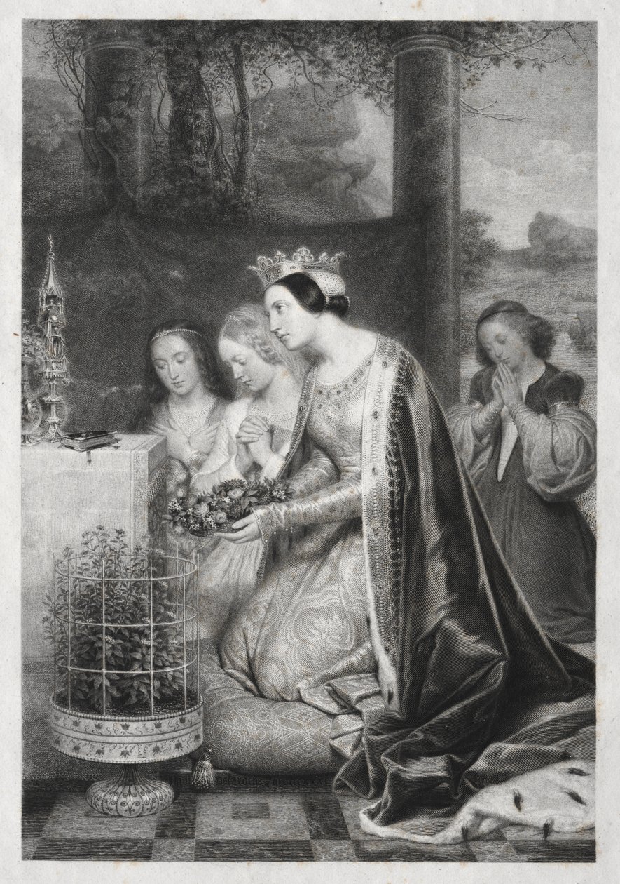 St. Amelia, Koningin van Hongarije door Unknown artist