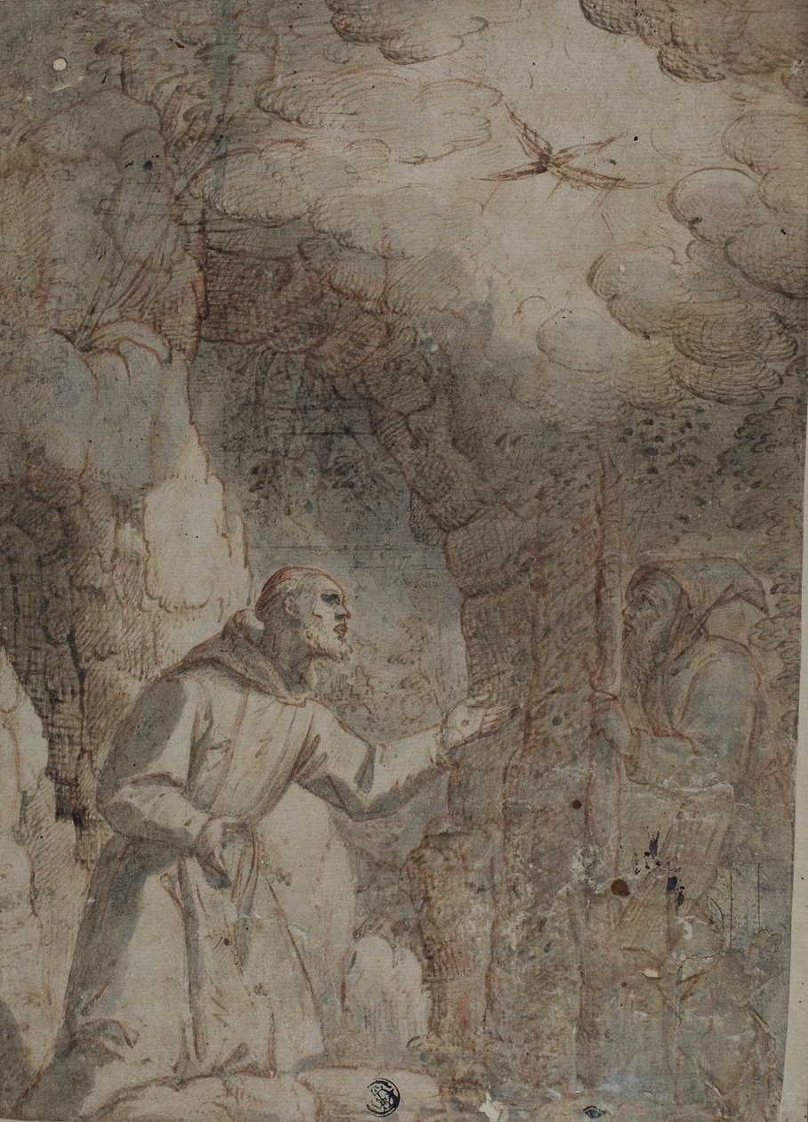 Stigmatisering van Sint Franciscus van Assisi door Unknown artist