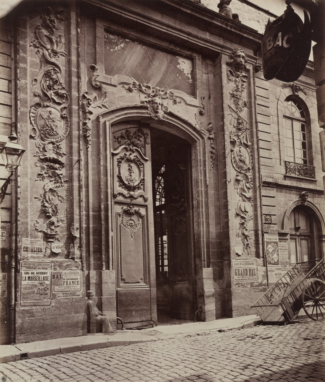 Straat in Dijon door Unknown artist