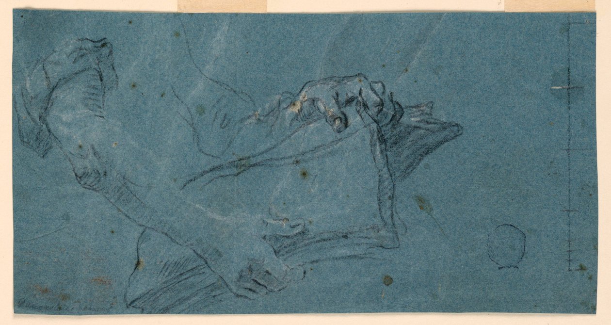 Studie: Handen door Unknown artist