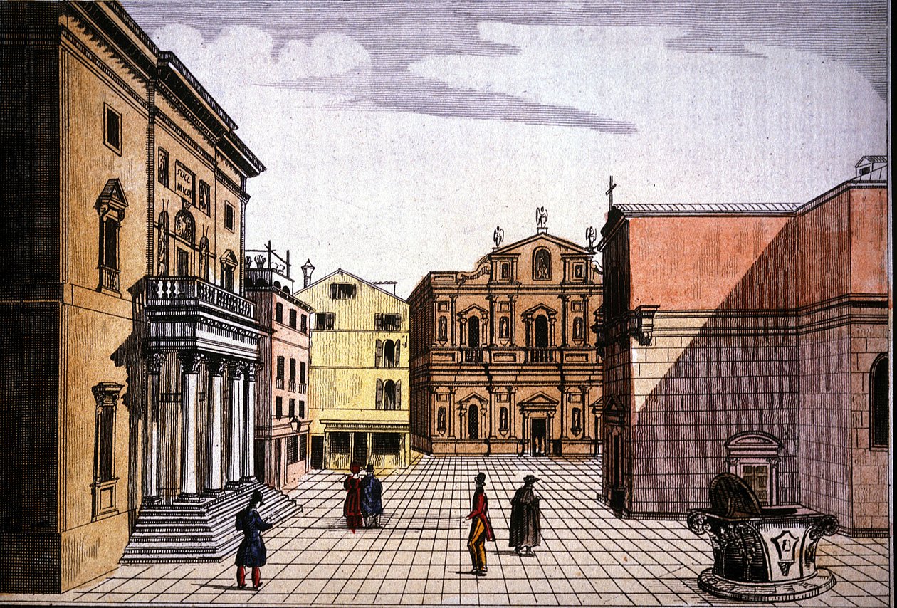 Teatro La Fenice (De Feniks) door Unknown artist