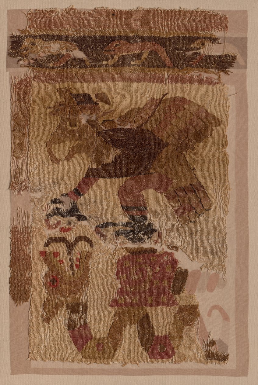 Textiel Fragmenten door Unknown artist