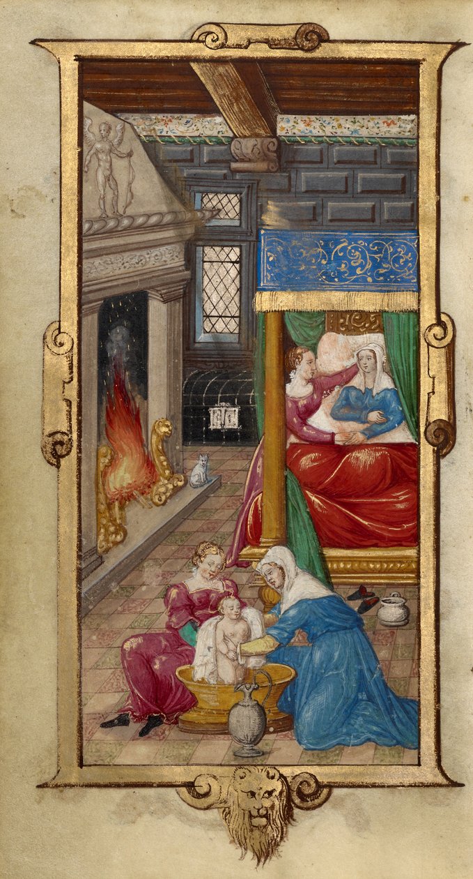De geboorte van de maagd door Unknown artist