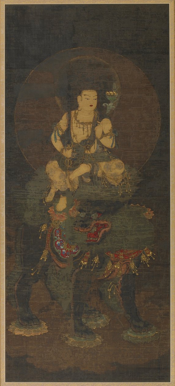 De Bodhisattva Monju door Unknown artist