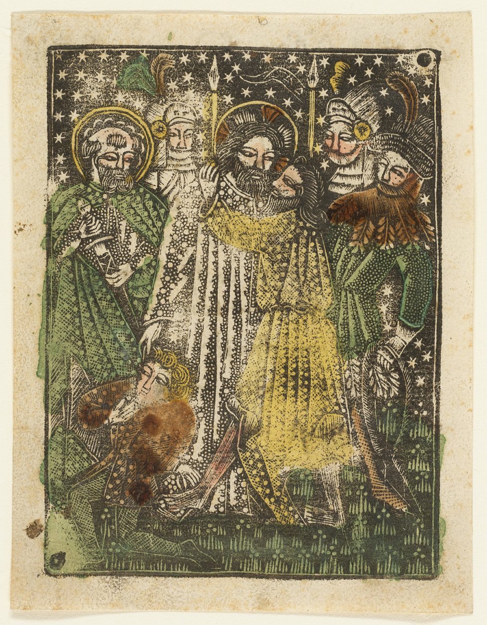 De gevangenneming van Christus door Unknown artist