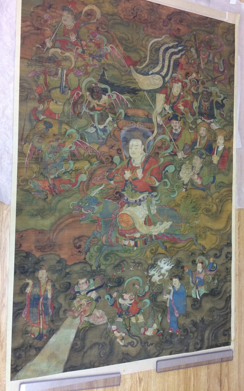 De Taoïstische God van de Donder met zijn gevolg door Unknown artist