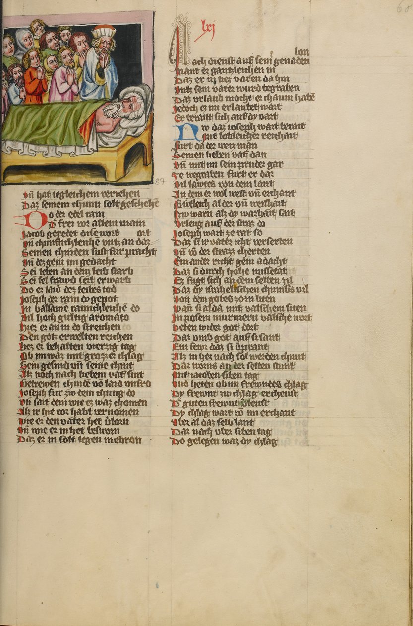 De dood van Jacob door Unknown artist