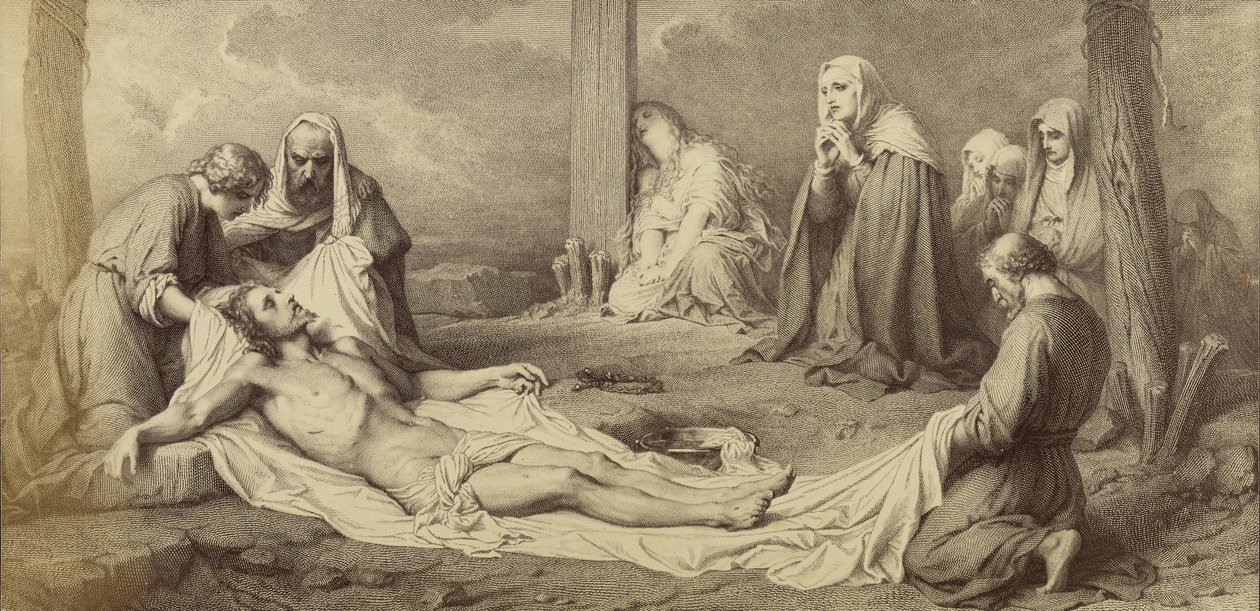 [De Kruisafneming door Paul Delaroche]. door Unknown artist