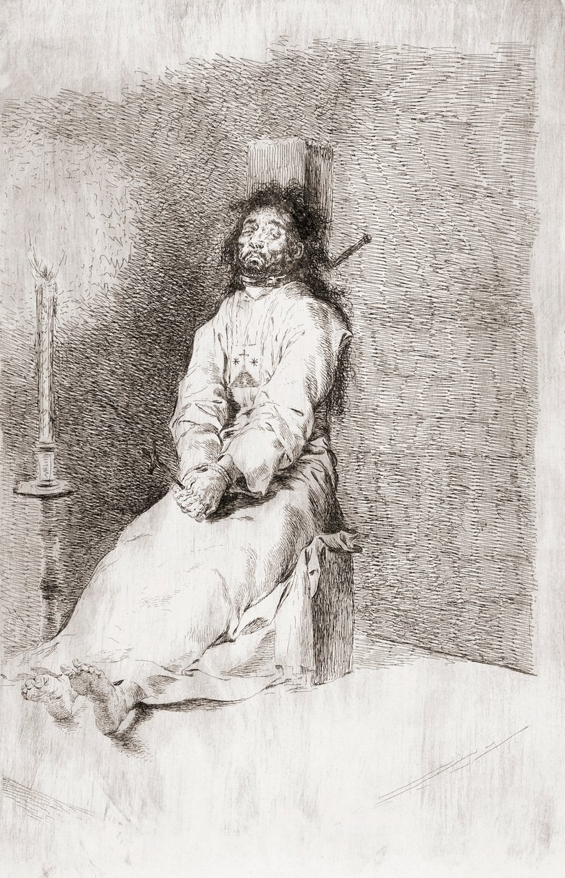 De Gewurgde Man, ca. 1780 door Unknown artist