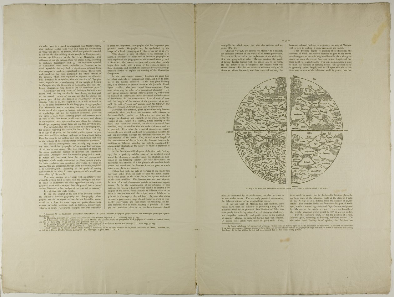 De geografische atlas van Ptolemaeus door Unknown artist