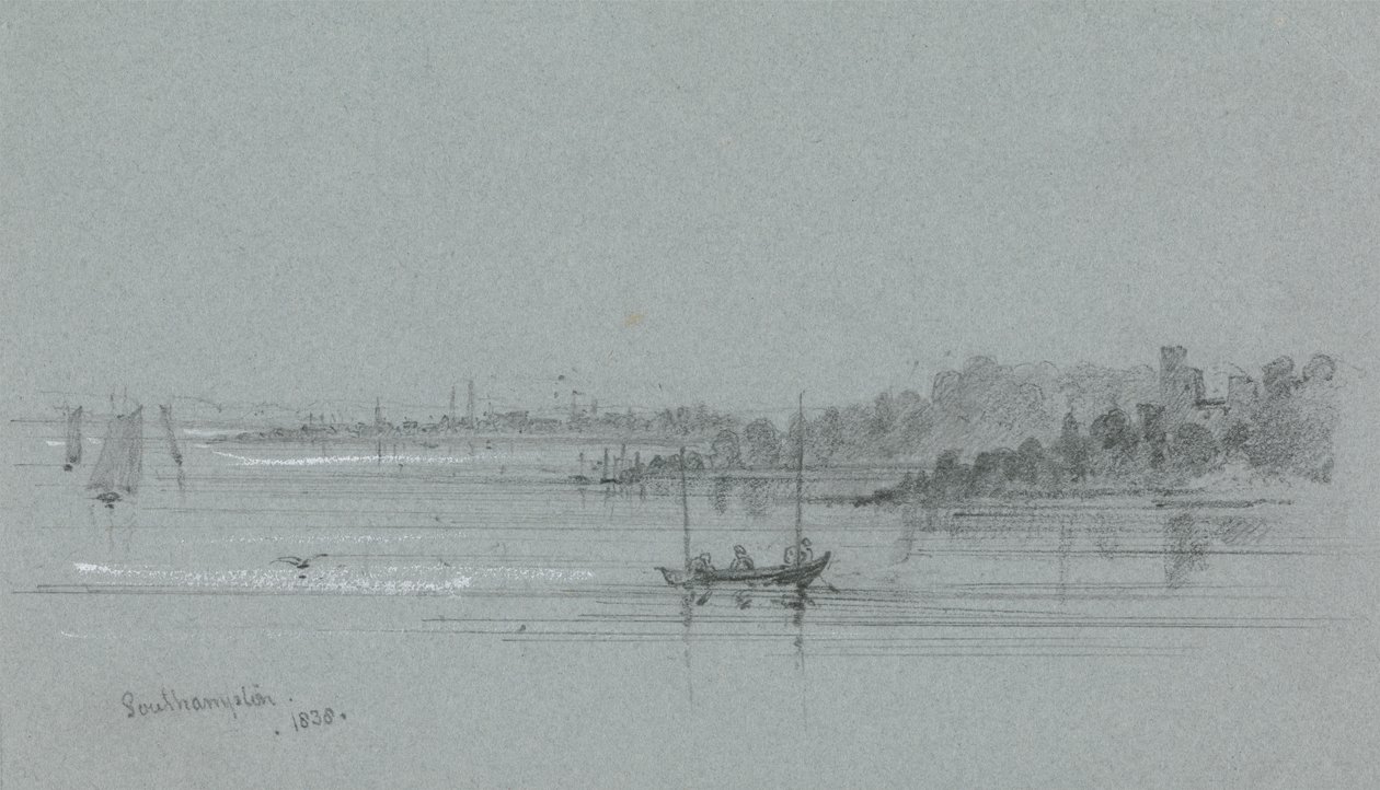 De Haven van Southampton door Unknown artist