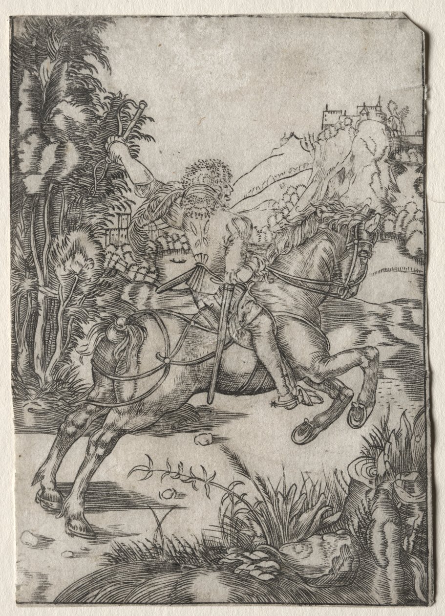 De Kleine Koerier door Unknown artist